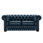 CHESTERFIELD CLASSIC 2-SITS ANTIQUE BLUE