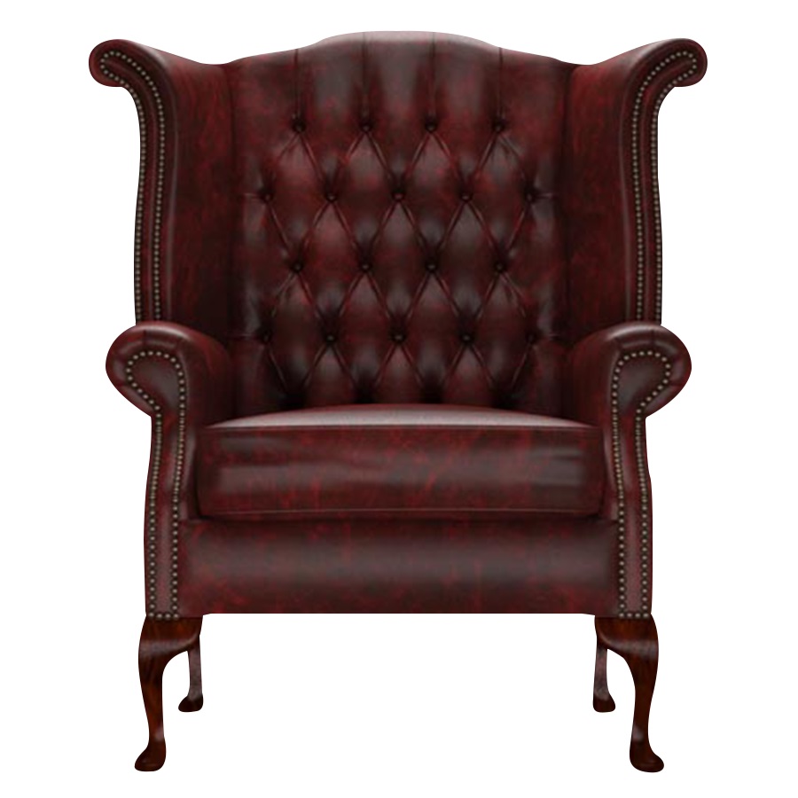 BYRON WINGCHAIR - ETNA RED i gruppen Chesterfield / Chesterfield ftljer hos HolyHome (Byron1A-Etnared)