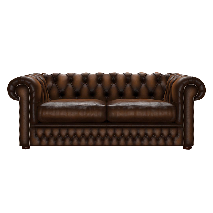 Shackleton Chesterfield 3-sits Antique Autumn Tan