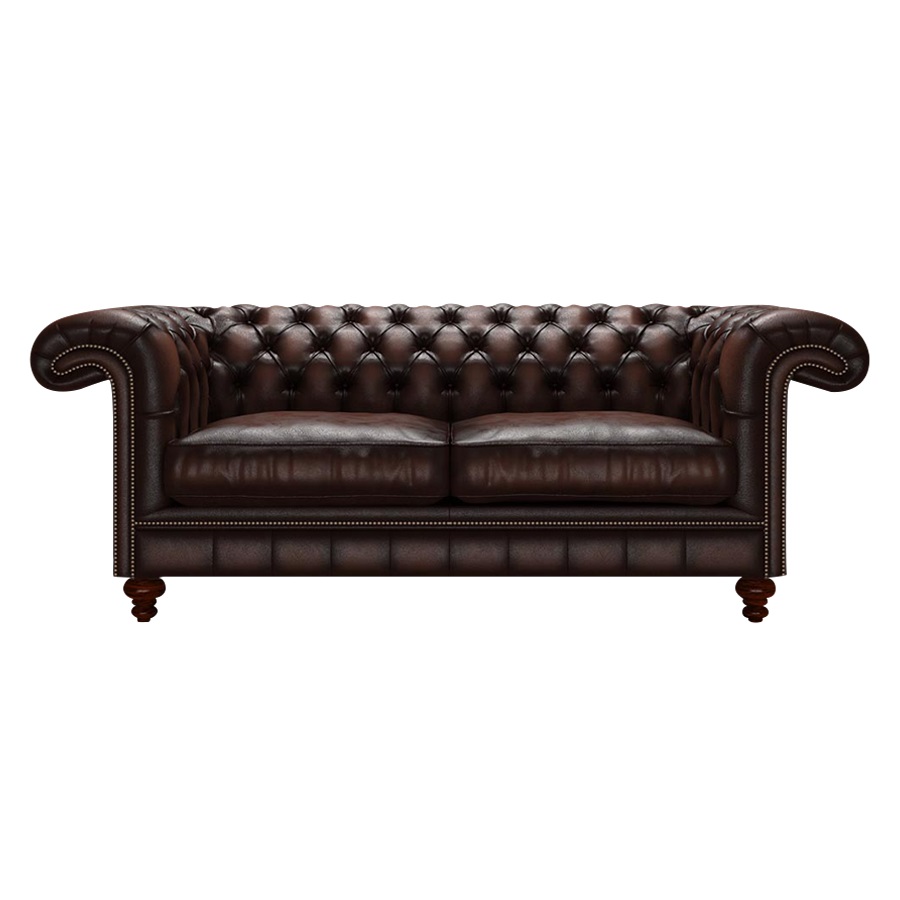 ALLINGHAM CHESTERFIELD 3-SITS ANTIQUE BROWN