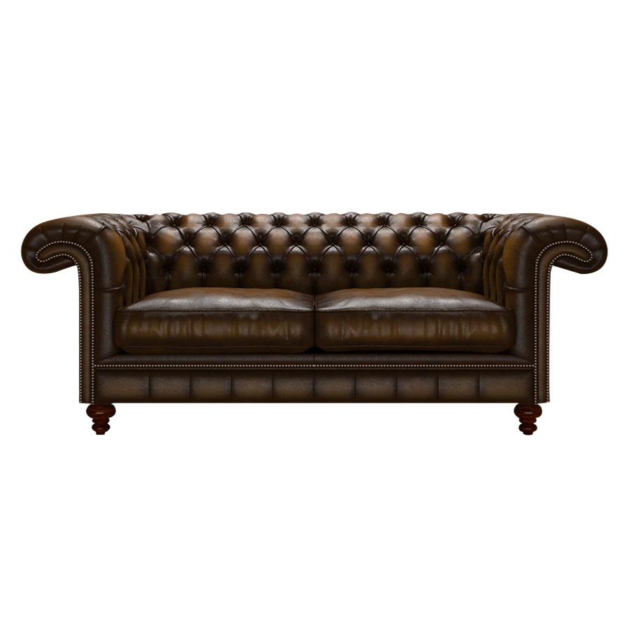 ALLINGHAM CHESTERFIELD 3-SITS ANTIQUE GOLD