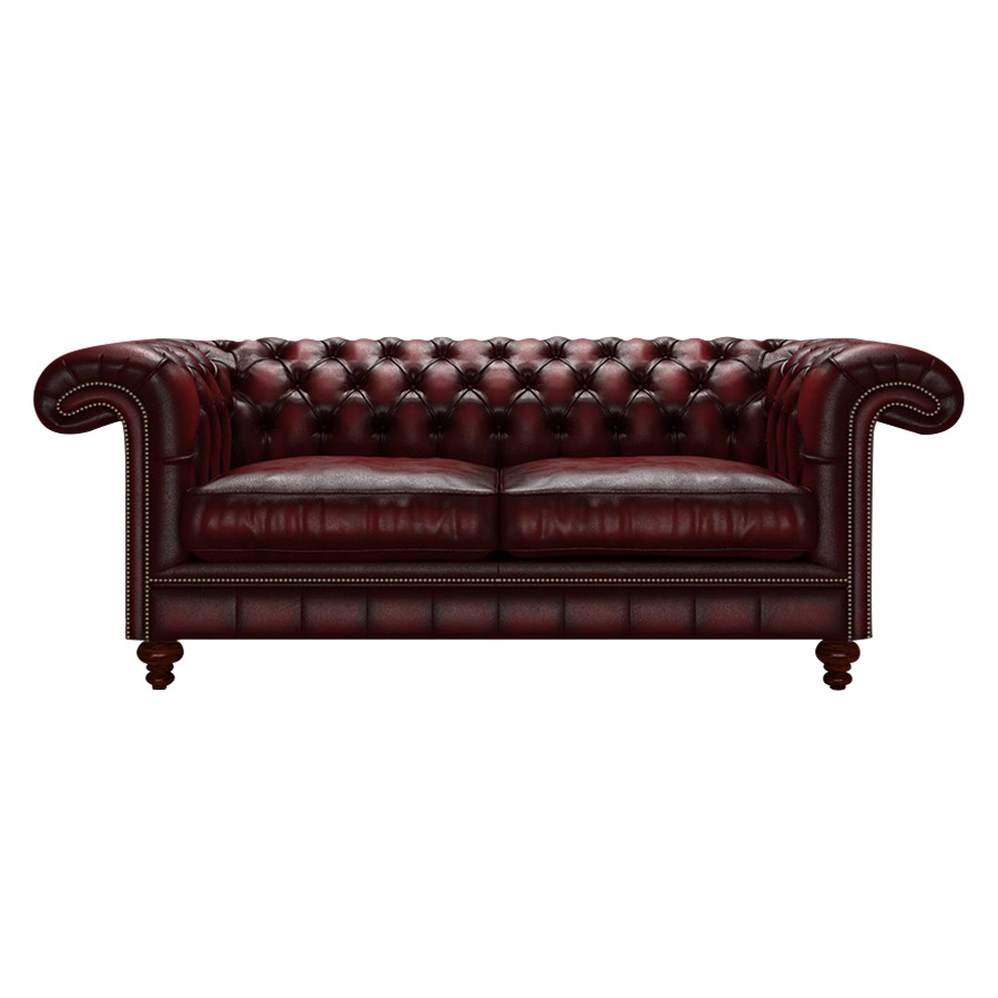 ALLINGHAM CHESTERFIELD 3-SITS ANTIQUE RED