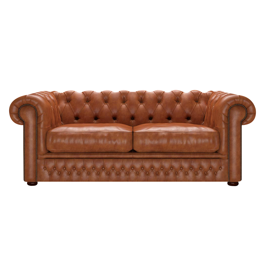 Shackleton Chesterfield 3-sits Old English Bruciato
