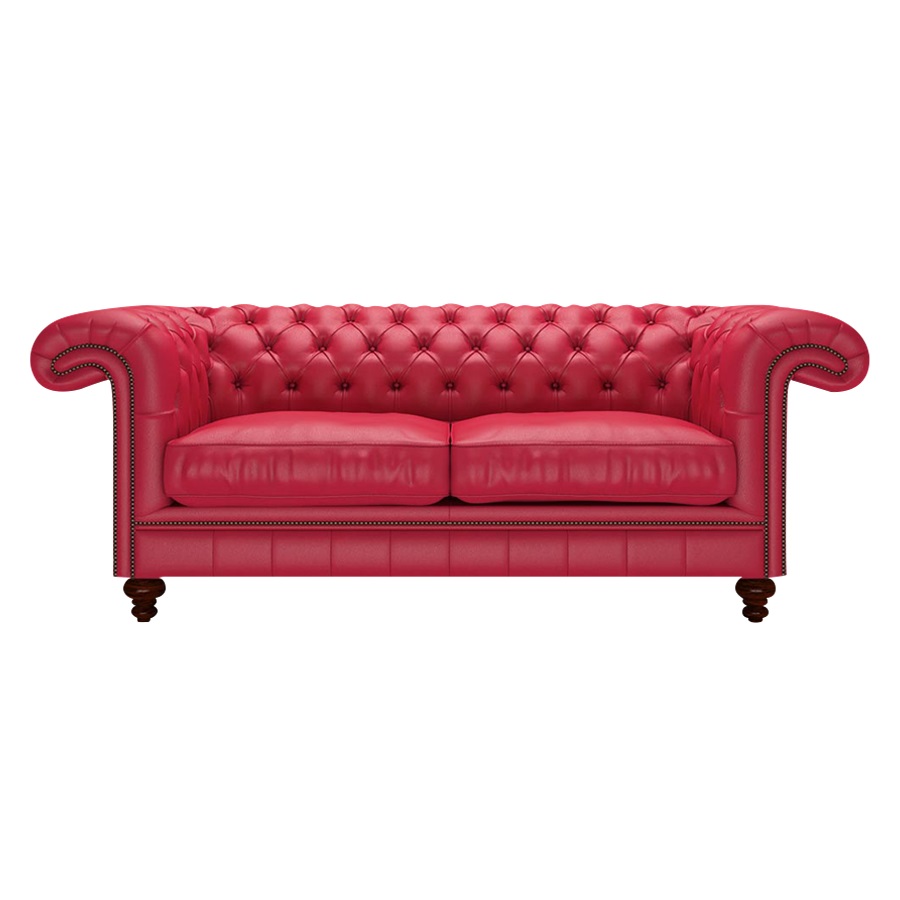 ALLINGHAM CHESTERFIELD 3-SITS SHELLY FLAME RED
