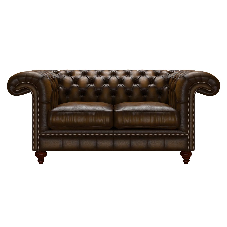 ALLINGHAM CHESTERFIELD 2-SITS ANTIQUE GOLD
