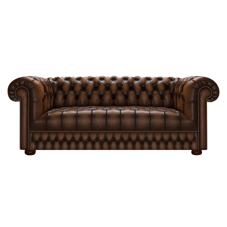CROMWELL CHESTERFIELD 3-SITS ANTIQUE AUTUMN TAN