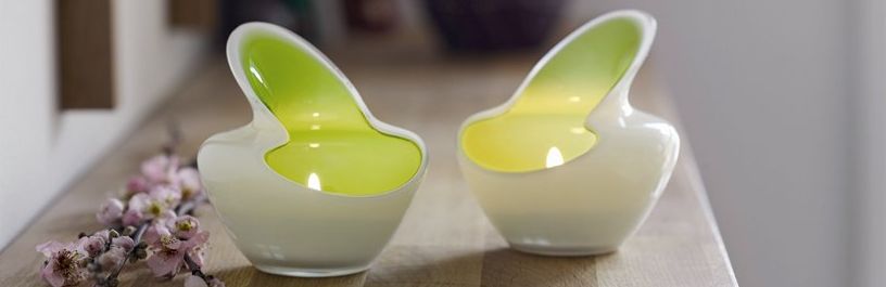Neya lime ljusstake Neya serie från Herstal