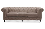 Cambridge 3-sits Chesterfield Ljusgrå Cambridge 3-sits Chesterfield Ljusgrå