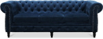 Cambridge 3-sits Chesterfield blå Cambridge 3-sits Chesterfield blå