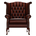 BYRON WINGCHAIR ANTIQUE CHESTNUT BYRON WINGCHAIR ANTIQUE CHESTNUT