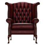 BYRON WINGCHAIR ANTIQUE RED
