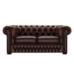 CHESTERFIELD CLASSIC 2-SITS ANTIQUE BROWN