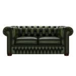 CHESTERFIELD CLASSIC 2-SITS ANTIQUE GREEN