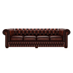 CHESTERFIELD CLASSIC 4-SITS ANTIQUE CHESTNUT
