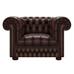 CROMWELL CHESTERFIELD FÅTÖLJ ANTIQUE BROWN CROMWELL CHESTERFIELD FÅTÖLJ ANTIQUE BROWN