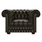 CROMWELL CHESTERFIELD FÅTÖLJ ANTIQUE OLIVE CROMWELL CHESTERFIELD FÅTÖLJ ANTIQUE OLIVE