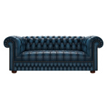 CROMWELL CHESTERFIELD 3-SITS ANTIQUE BLUE CROMWELL CHESTERFIELD 3-SITS ANTIQUE BLUE