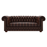 CROMWELL CHESTERFIELD 3-SITS ANTIQUE BROWN
