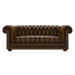 CROMWELL CHESTERFIELD 3-SITS ANTIQUE GOLD