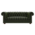 CROMWELL CHESTERFIELD 3-SITS ANTIQUE GREEN CROMWELL CHESTERFIELD 3-SITS ANTIQUE GREEN