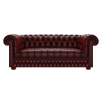 CROMWELL CHESTERFIELD 3-SITS ANTIQUE RED