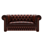 LINWOOD CHESTERFIELD 2-SITS ANTIQUE RED LINWOOD CHESTERFIELD 2-SITS ANTIQUE RED
