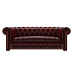 LINWOOD CHESTERFIELD 3-SITS ANTIQU RED LINWOOD CHESTERFIELD 3-SITS ANTIQU RED