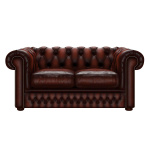 SHACKLETON CHESTERFIELD 2-SITS ANTIQUE CHESTNUT SHACKLETON CHESTERFIELD 2-SITS ANTIQUE CHESTNUT
