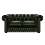 SHACKLETON CHESTERFIELD 2-SITS ANTIQUE OLIVE