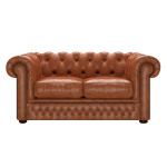 SHACKLETON CHESTERFIELD 2-SITS OLD ENGLISH Bruciato