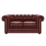 SHACKLETON CHESTERFIELD 2-SITS OLD ENGLISH CHESTNUT