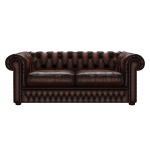 SHACKLETON CHESTERFIELD 3-SITS ANTIQUE BROWN SHACKLETON CHESTERFIELD 3-SITS ANTIQUE BROWN