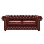 SHACKLETON CHESTERFIELD 3-SITS OLD ENGLISH CHESTNUT SHACKLETON CHESTERFIELD 3-SITS OLD ENGLISH CHESTNUT