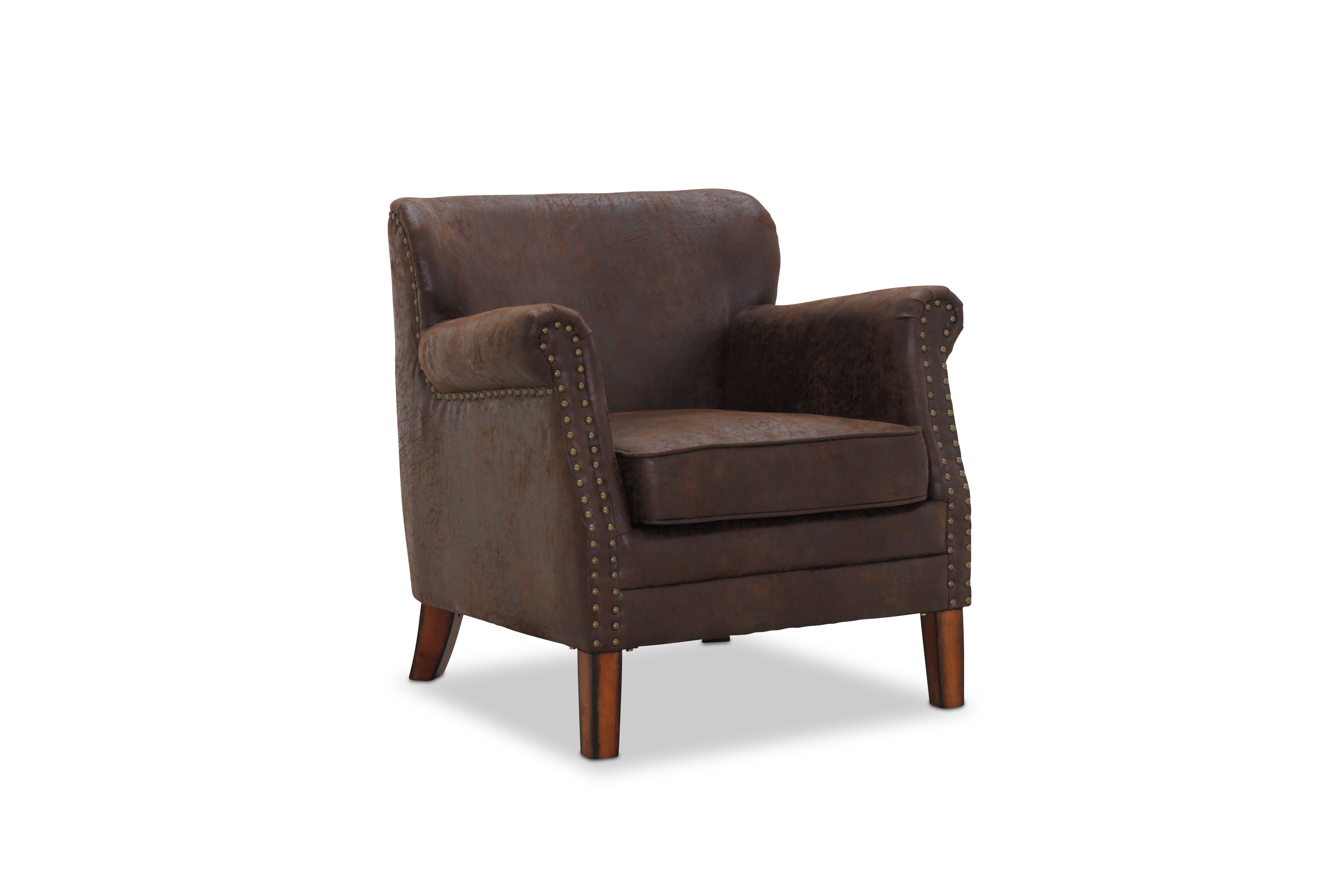 Leeds ftlj vintagebrun  i gruppen Chesterfield / Chesterfield tygftljer hos HolyHome (228141560)