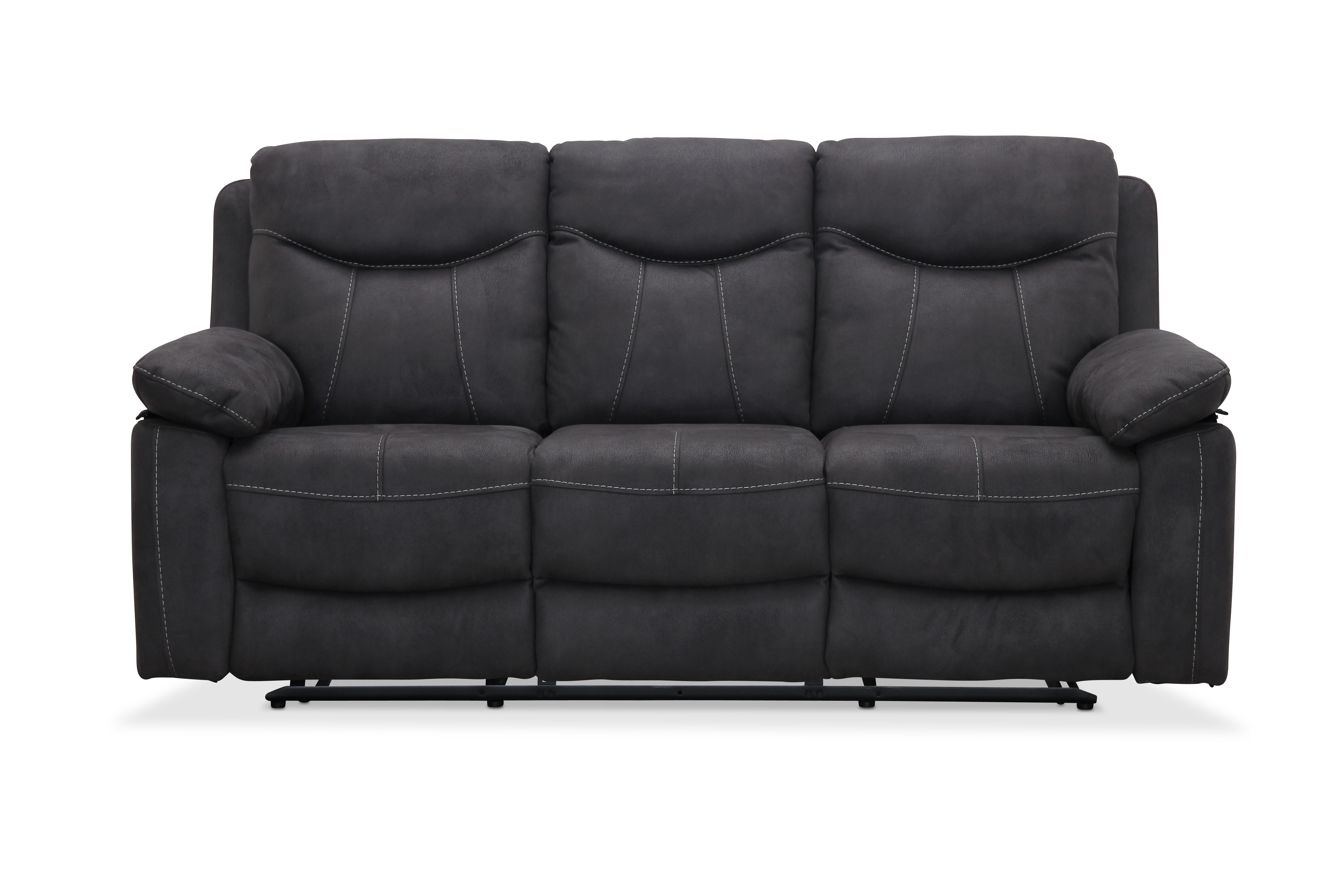 Boston 3-sits med recliner - gr  i gruppen Soffor / Reclinersoffa hos HolyHome (264391100)