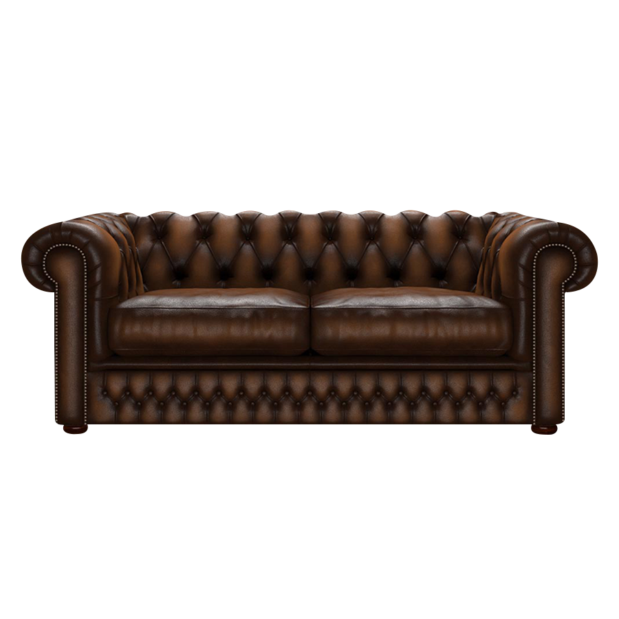 Shackleton Chesterfield 3-sits Antique Autumn Tan i gruppen  hos HolyHome (3-AAUTUMNTAN-SHACK)