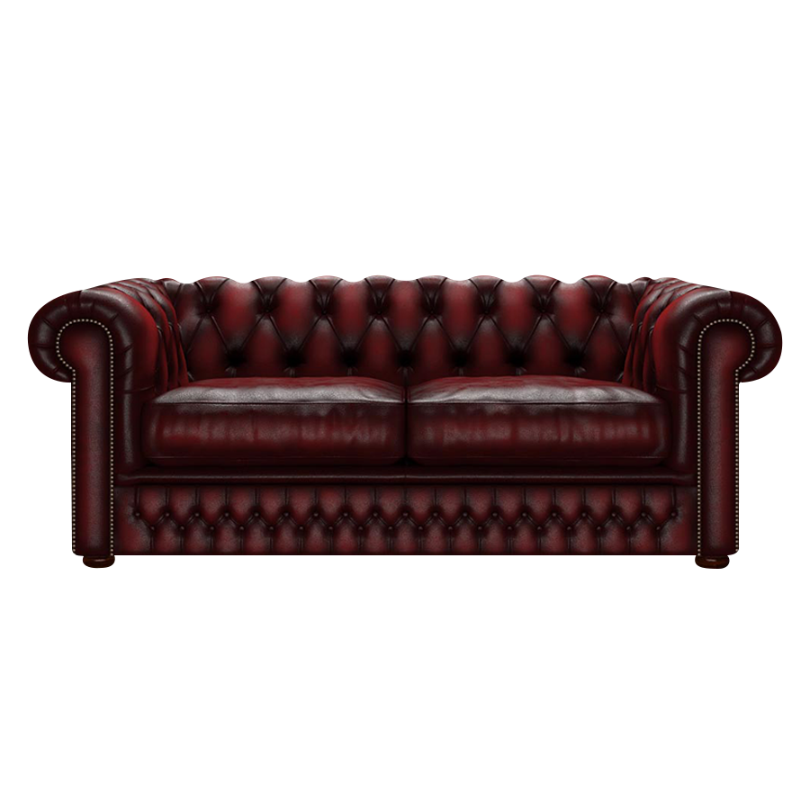 Shackleton Chesterfield 3-sits Antique Red i gruppen  hos HolyHome (3-ARED-SHACK)