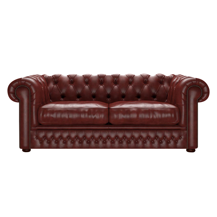 Shackleton Chesterfield 3-sits Old English Chestnut i gruppen  hos HolyHome (3-OENGCHESTNUT-SHACK)