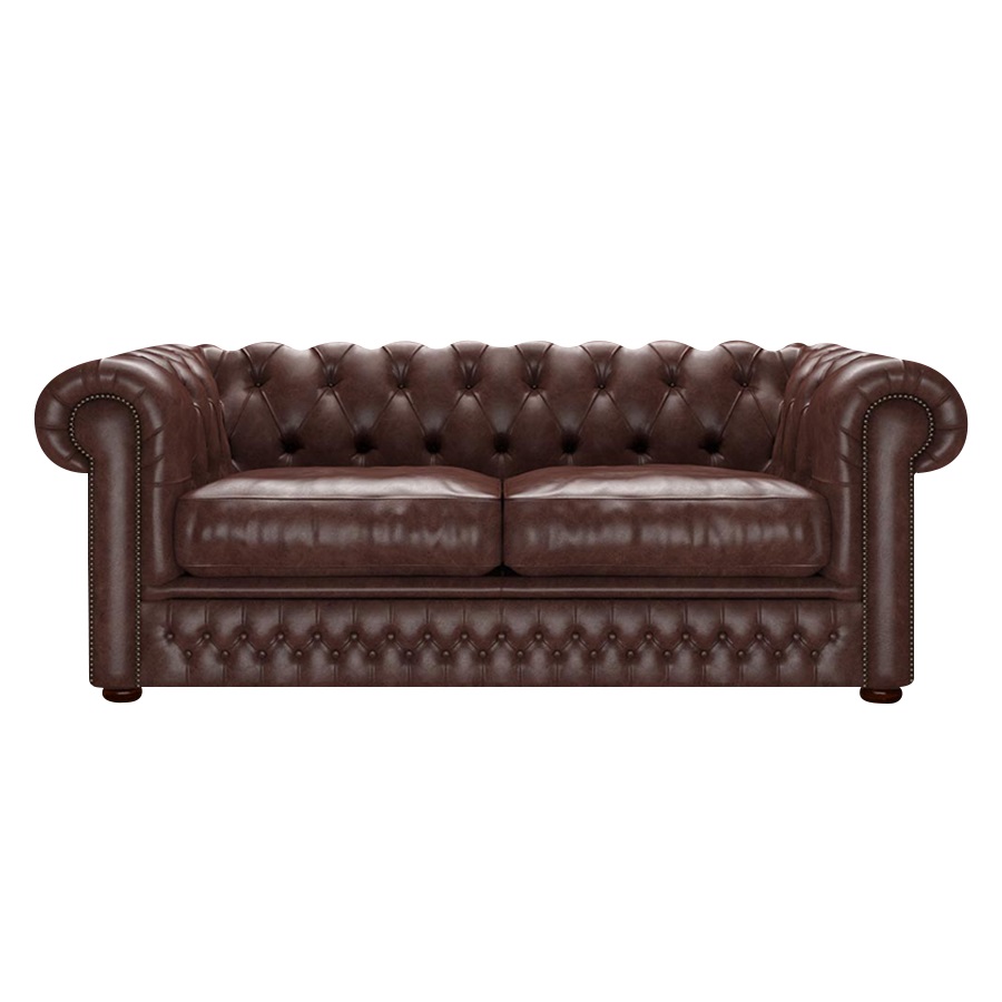 Shackleton Chesterfield 3-sits Old English Dark Brown i gruppen  hos HolyHome (3-OENGLISHDBROWN-SHACK)