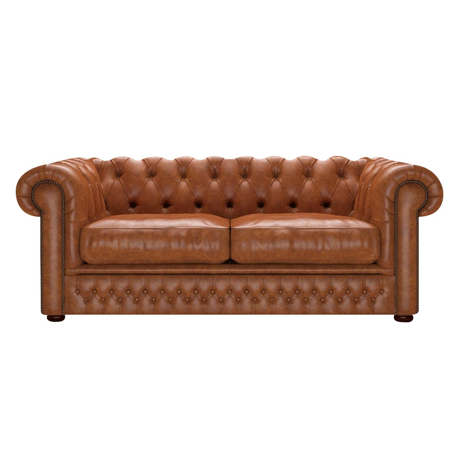 Shackleton Chesterfield 3-sits Old English Saddle i gruppen  hos HolyHome (3-OENGSADDLE-SHACK)