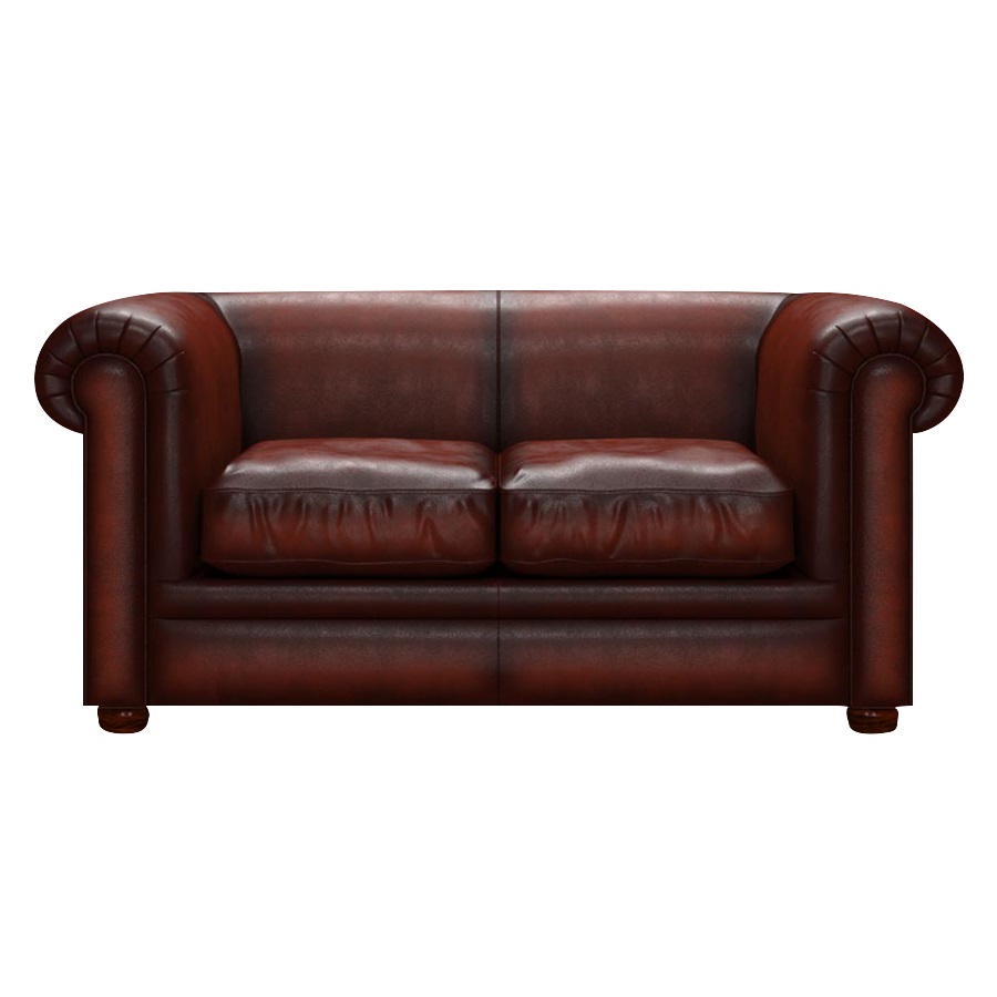 AUSTEN CHESTERFIELD 2-SITS ANTIQUE CHESTNUT i gruppen Chesterfield / Chesterfield soffor 2-sits hos HolyHome (Auste2A-Chestnut)