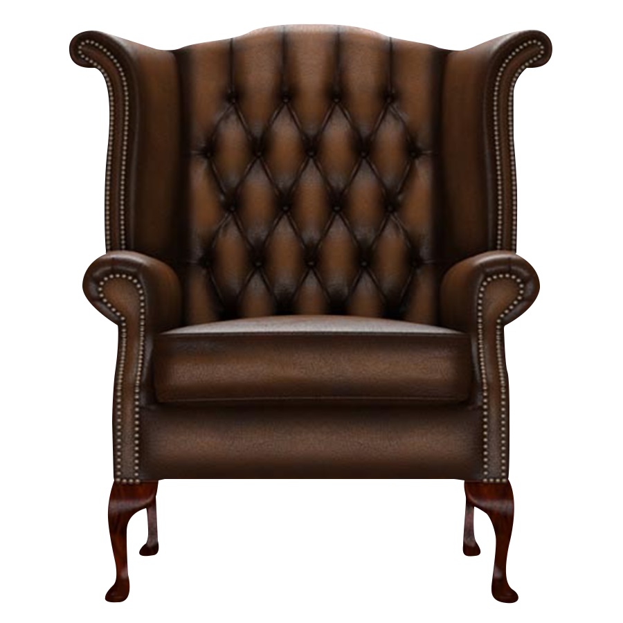 BYRON WINGCHAIR ANTIQUE AUTUMN TAN i gruppen  hos HolyHome (Byron1A-AutumnTan)