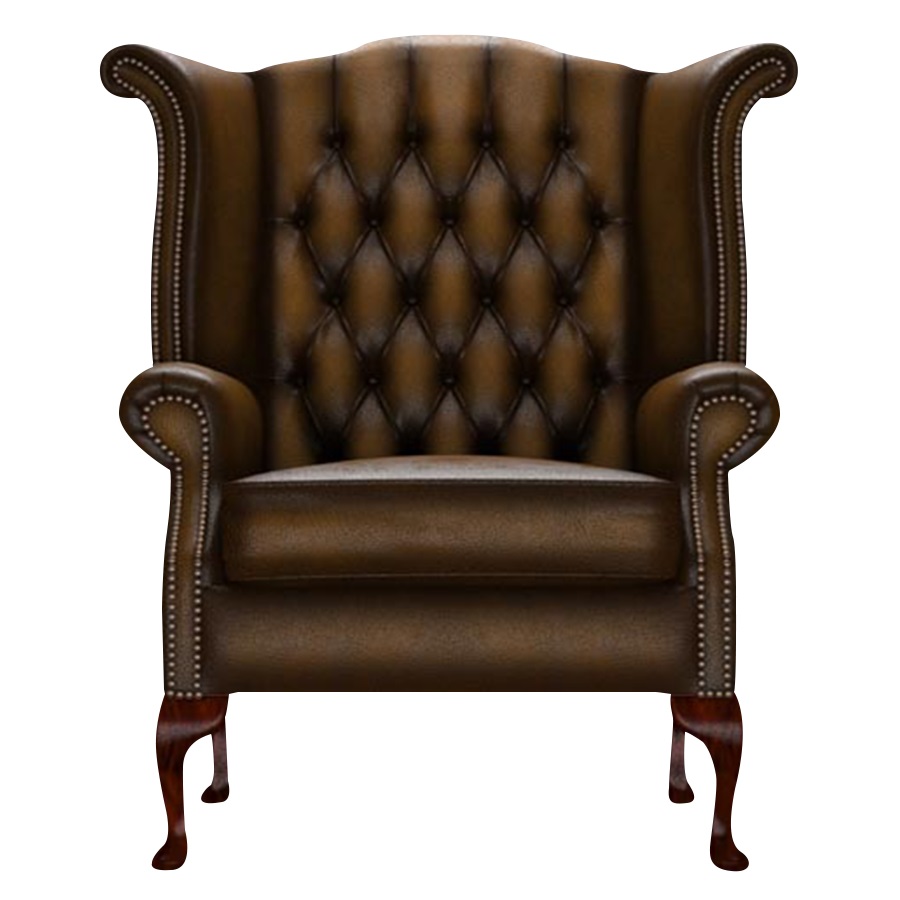 BYRON WINGCHAIR ANTIQUE GOLD i gruppen  hos HolyHome (Byron1A-Gold)