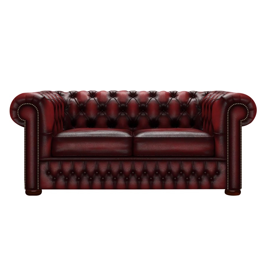 CHESTERFIELD CLASSIC 2-SITS ANTIQUE RED i gruppen  hos HolyHome (Chest2A-Red)