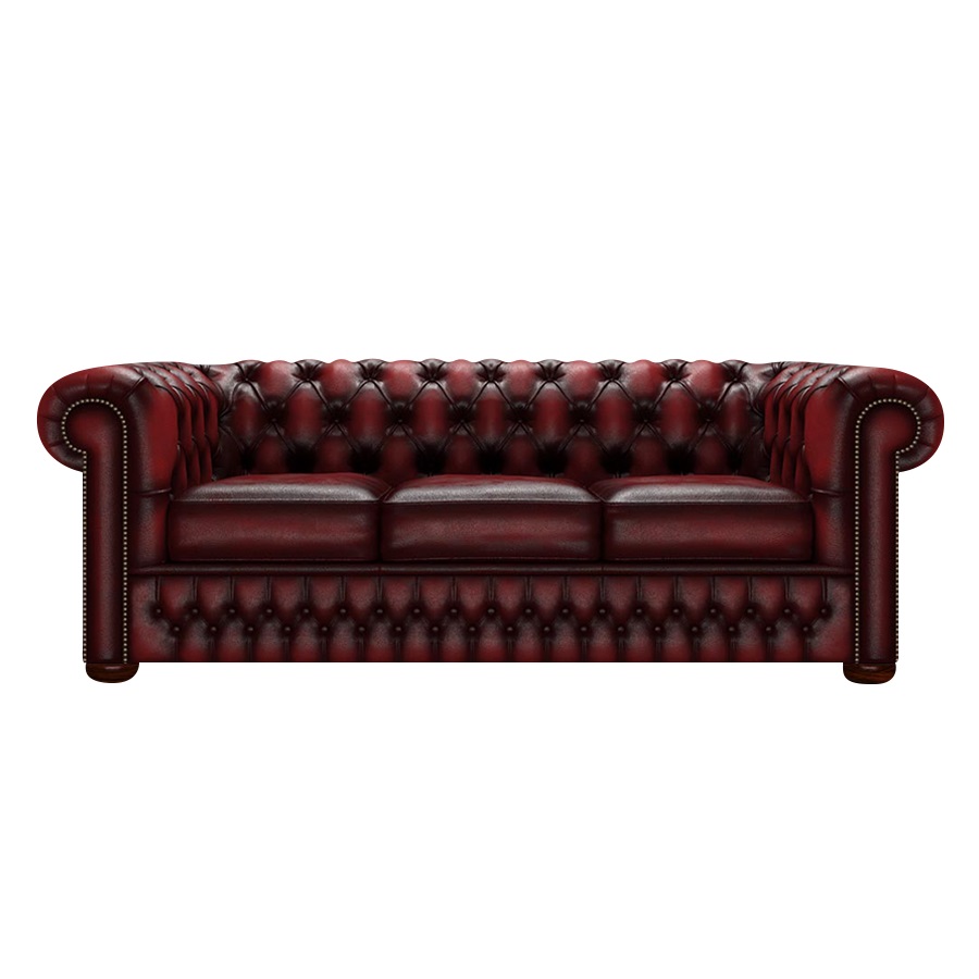 CHESTERFIELD CLASSIC 3-SITS ANTIQUE RED i gruppen Chesterfield / Chesterfield soffor 3- och 4-sits  hos HolyHome (Chest3A-Red)