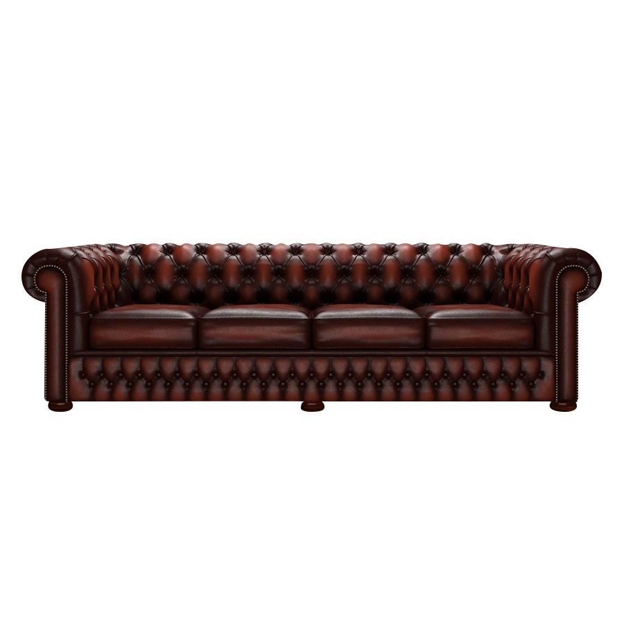 CHESTERFIELD CLASSIC 4-SITS ANTIQUE CHESTNUT i gruppen Chesterfield / Chesterfield soffor 3- och 4-sits  hos HolyHome (Chest4A-Chestnut)