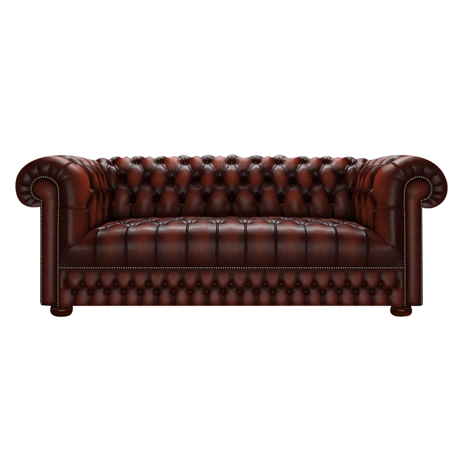 CROMWELL CHESTERFIELD 3-SITS ANTIQUE CHESTNUT i gruppen Chesterfield hos HolyHome (Crom3A-Chestnut)