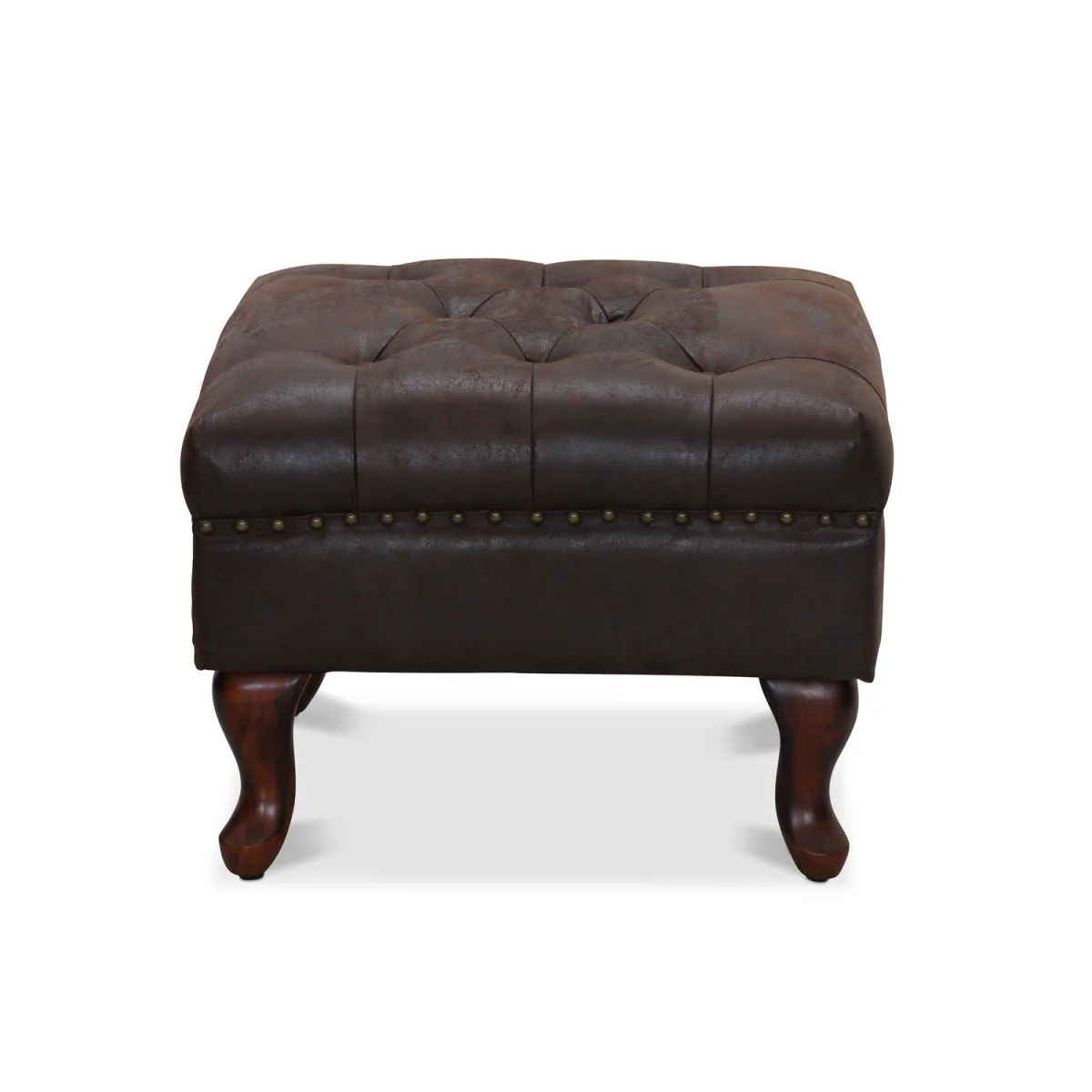 Fotpall Vintage brun i gruppen Fåtöljer / Pallar hos HolyHome (HA36041560)