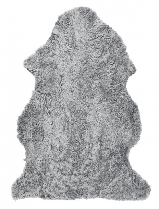 Curly fårskinn mörkgrå silver i gruppen Fårskinn / Fårskinn lockiga hos HolyHome (LA30127SW)