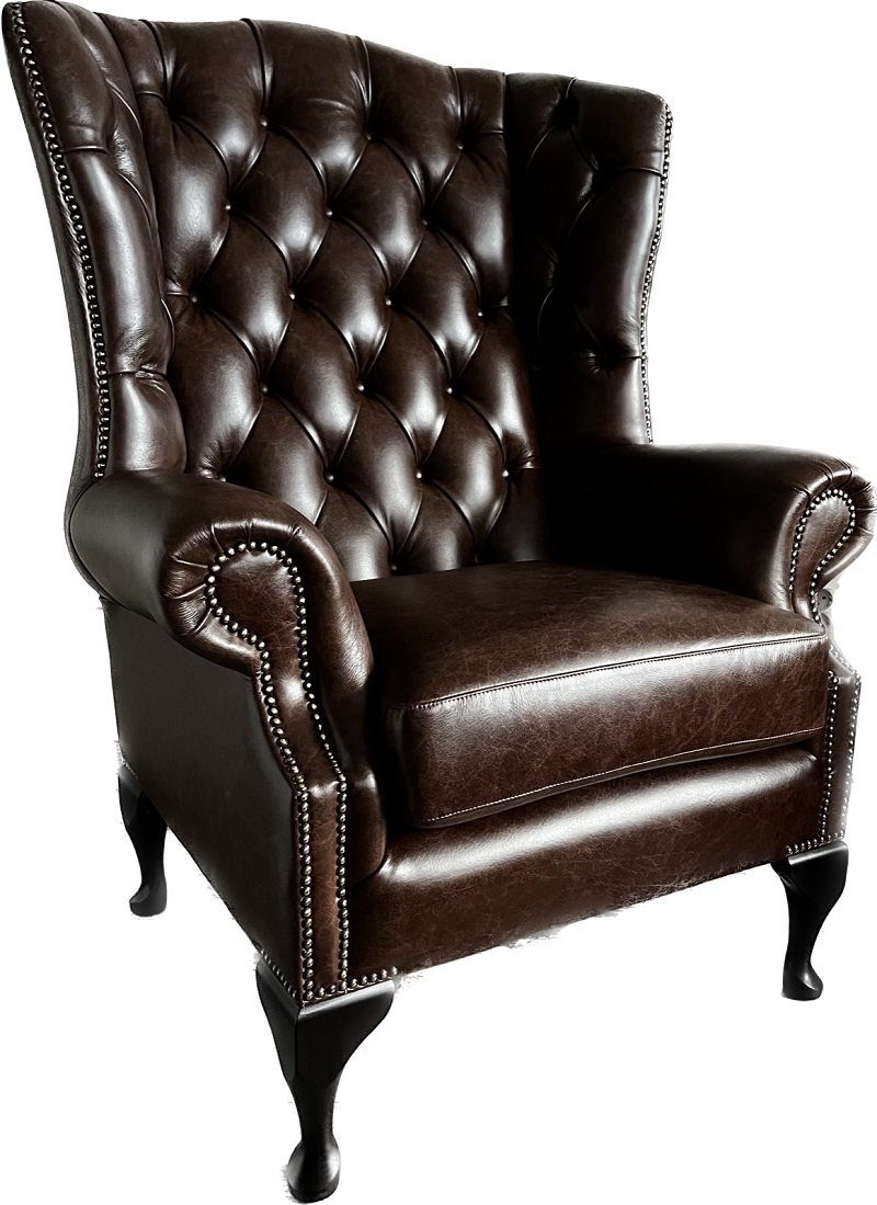 LORD II BIG WINGCHAIR i gruppen Chesterfield / Chesterfield ftljer hos HolyHome (LOIIBIG_RUST)